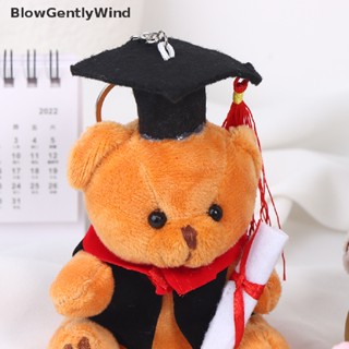 Blowgentlywind พวงกุญแจตุ๊กตาหมีน่ารัก ขนาดเล็ก 10 ซม.