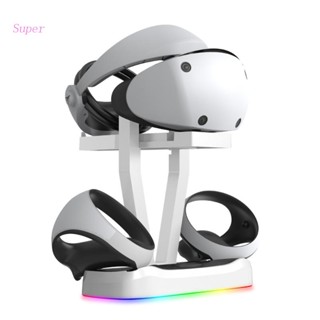 Best แท่นชาร์จ VR ขาตั้งโชว์หูฟัง LED สําหรับ PS VR2