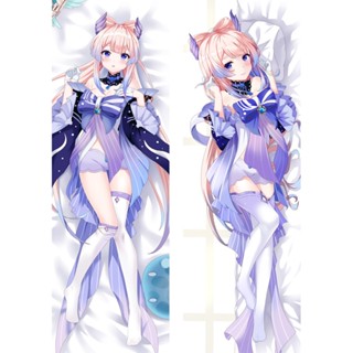 ปลอกหมอน ลายเกม Genshin Impact Sangonomiya Kokomi Dakimakura ขนาด 50x150 ซม. สําหรับตกแต่งบ้าน