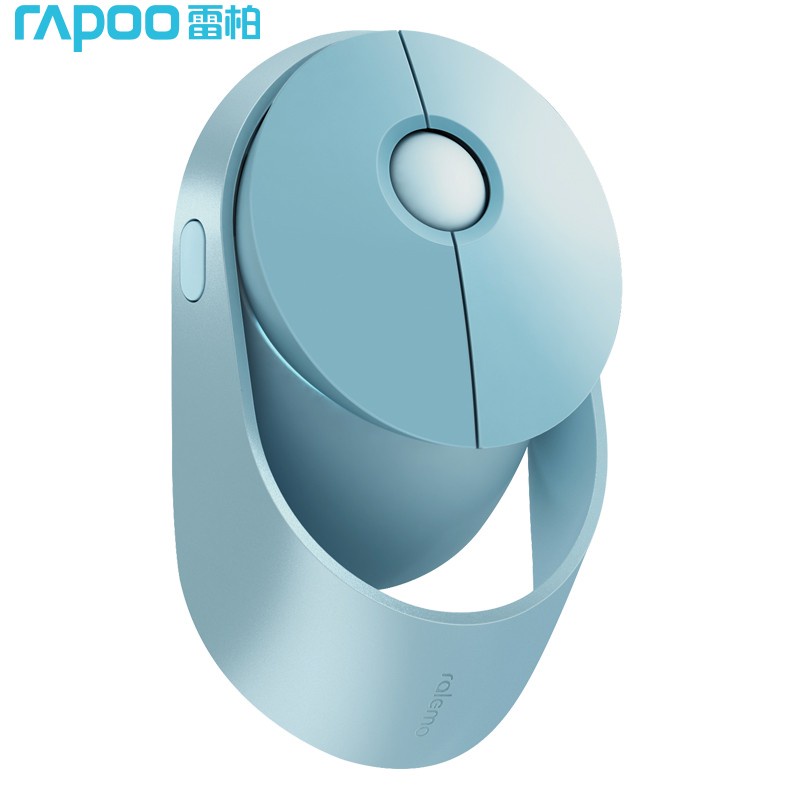 Rapoo (Rapoo) ralemo Air 1 เมาส์บลูทูธไร้สาย เมาส์สํานักงาน เมาส์สีอ่อน เมาส์แบบชาร์จไฟได้ เมาส์พกพา เมาส์สาว เมาส์โน๊ตบุ๊ค สีฟ้า