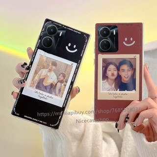 Soft Casing for VIVO IQOO Z7 5G / IQOO Z7X 5G Y55+ Plus 5G เคส Protective Phone Case Ins Fashion Style Photo Frame Design VIVO IQOOZ7X 5G Phone Back Cover เคสโทรศัพท