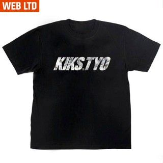 TOP CTKIKS TYO รุ่นเดียวกันเสื้อผ้าสำหรับทั้งชายและหญิง นิยม การ์ตู เสื้อยืดลำรอ เสื้อยืดแขนสั้น  เสื้อยืดลำรอ