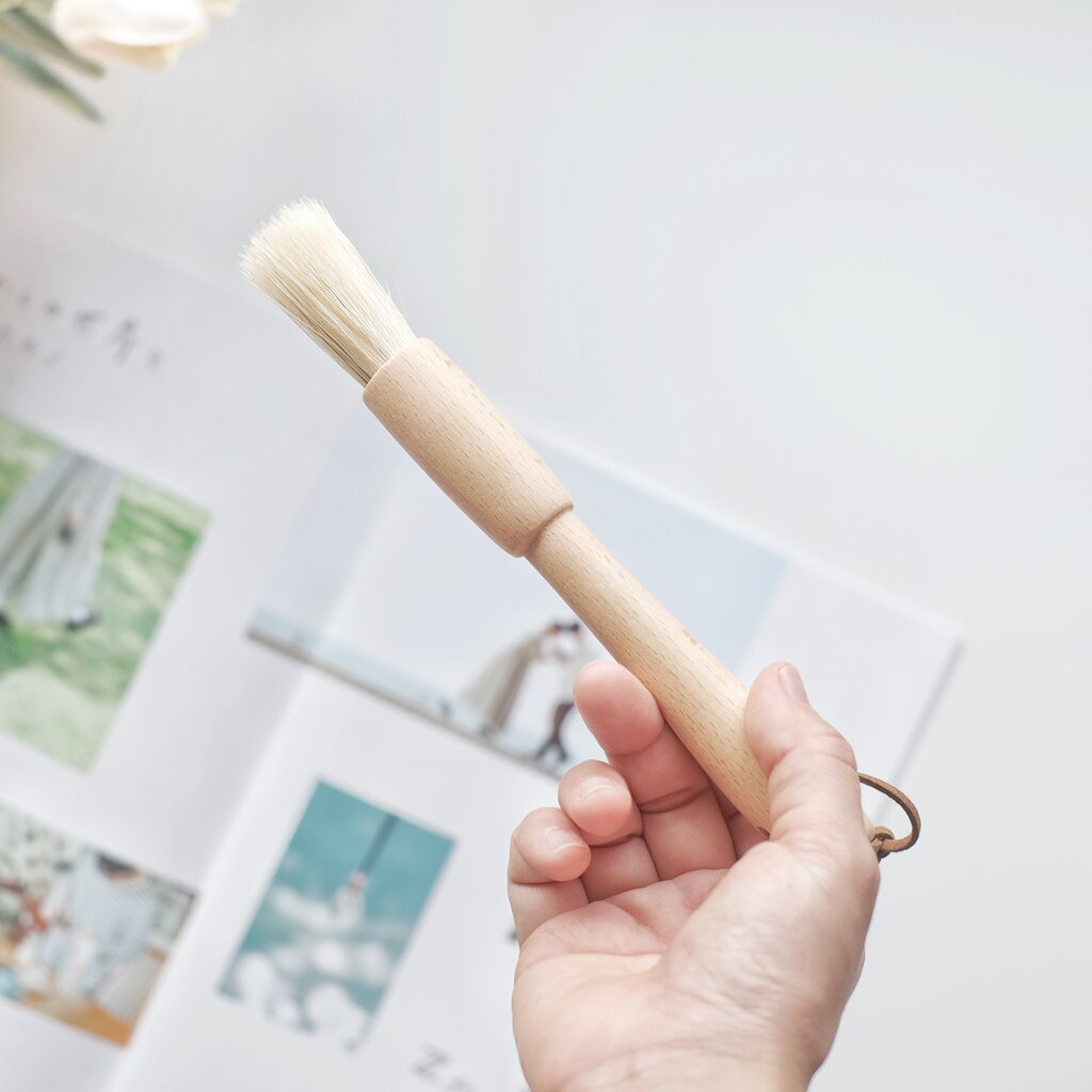 Omocha | Coffee wooden brush แปรงทาไข่แดง แปรงปัดผงกาแฟ
