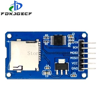 บอร์ดโมดูลการ์ดรีดเดอร์ Micro SD Mini TF SPI สําหรับ arduino Diy Kit