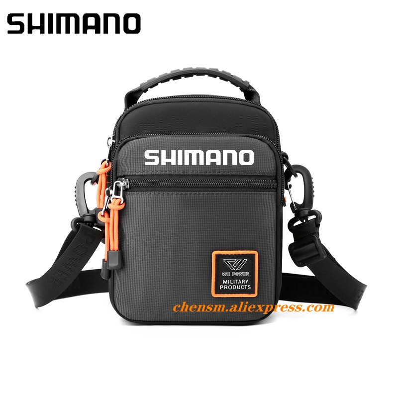 Shimano กระเป๋าสะพายไหล่ กระเป๋าถือ ผ้าไนล่อน ขนาดเล็ก แฟชั่นสําหรับผู้ชาย 2023