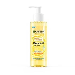 Garnier การ์นิเย่ สกิน แนทเชอรัลส์ ไบรท์ คอมพลีท วิตามินซี เจล วอช 120 มล. เจลล้างหน้า