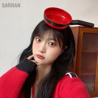 Sarran ที่คาดผม รูปกระทะน่ารัก 25 ซม. สําหรับผู้หญิง ล้างหน้า แต่งหน้า