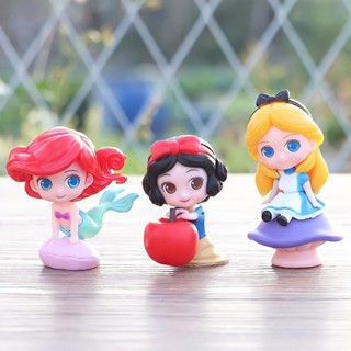 Disney ✨พร้อมส่ง✨โมเดลตุ๊กตาเจ้าหญิงดิสนีย์ Qposket Alice Snow White สําหรับตกแต่งเค้กเด็ก