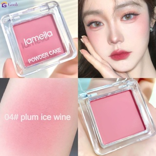 lameila ถูก/บลัชออน บลัชออนสีชมพู Blush Matte ติดทน กันน้ำ 
 【goob】