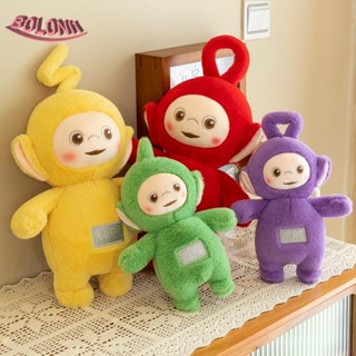 Bo Teletubbies หมอนตุ๊กตานุ่ม รูปการ์ตูนเทเลทับบี้ สีเขียว ของเล่นสําหรับเด็ก