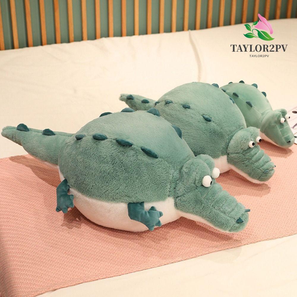 Taylor2pv หมอนตุ๊กตานุ่ม รูปการ์ตูนปลาปักเป้า ของเล่น ของขวัญวันเกิด งานแต่งงาน ปาร์ตี้ ตกแต่งบ้าน ของเล่น หมอนตุ๊กตาจระเข้ โยนหมอน