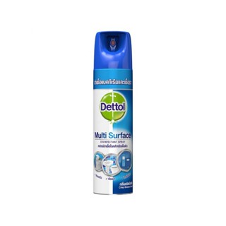 Dettol เดทตอล อิสอินเฟคแทนท์ สเปรย์ กลิ่นคริสป์บรีซ 225มล. สเปรย์ฆ่าเชื้อโรคสำหรับพื้นผิว