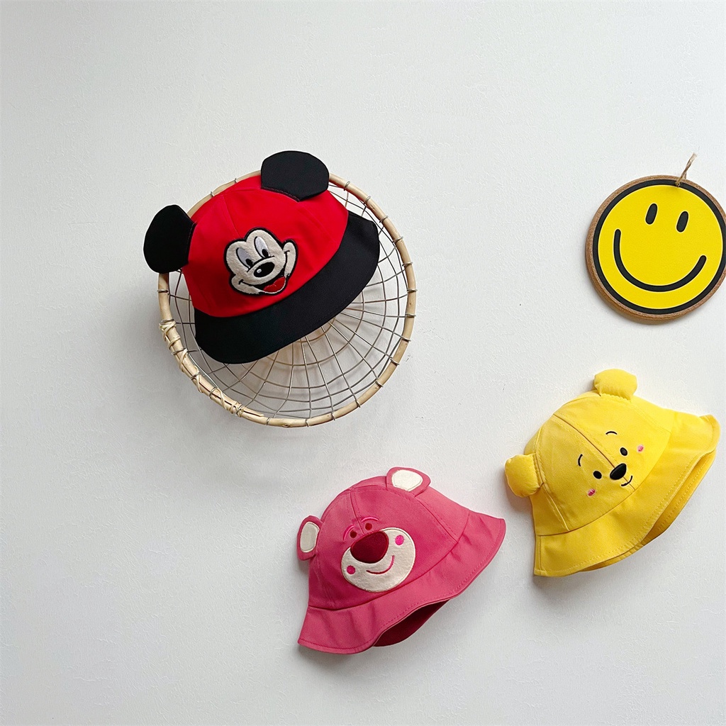 หมวกบังแดด ลายการ์ตูน แฟชั่นทันสมัย สําหรับเด็กทารกแรกเกิด