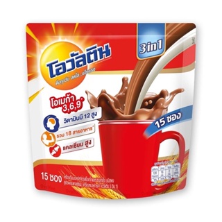 Ovaltine 3 in 1 โอวัลตินทรีอินวัน 435 กรัม (29กรัม x 15) (05-6549)