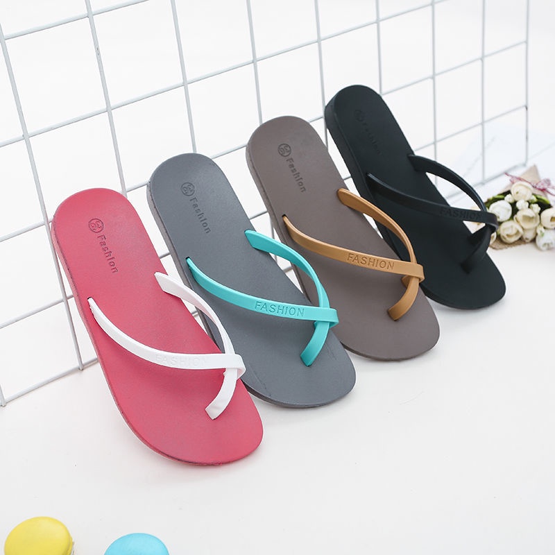 2023 ใหม่Flip-FlopsหญิงInsอินเทรนด์ฤดูร้อนสวมใส่ด้านนอกแฟชั่นFlip-Flopsรองเท้าแตะชายหาดAnti-
