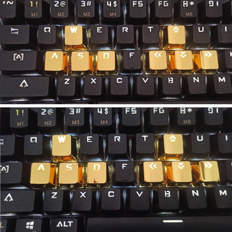ฤดูร้อน 8 ชิ้นทนทานสังกะสี-โลหะผสม Keycaps Professional รูปที่ 7