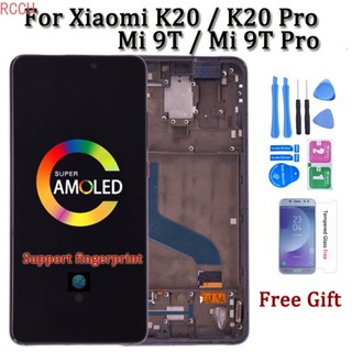 Amoled อะไหล่หน้าจอสัมผัส Lcd ดิจิไทเซอร์ Lcd แบบเปลี่ยน สําหรับ Xiaomi Redmi K20 K20 Pro Mi 9T Mi 9T Pro