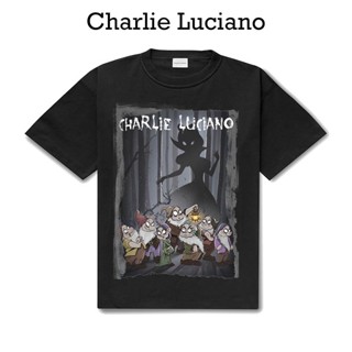 เสื้อยืดแขนสั้น พิมพ์ลาย Charlie Luciano Seven Dwarfs แฟชั่นฤดูร้อน สําหรับผู้ชาย