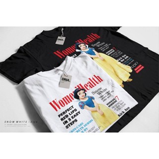 TOP CTพร้อมส่ง!! เสื้อยืด Oversize คอกลมแขนสั้น ดีเทลลายเจ้าหญิง Princess