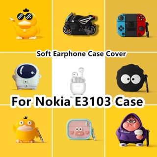 เคสหูฟัง แบบนิ่ม ลายการ์ตูนมังกรดํา สําหรับ Nokia E3103 Nokia E3103