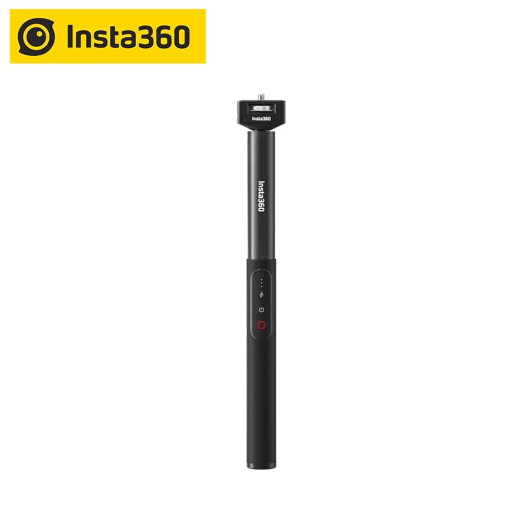 Insta360 Power Selfie Stick 4500 mAh 33-100 cm ไม้เซลฟี่พร้อมพาวเวอร์แบ็งค์ ของแท้ By Aquapro