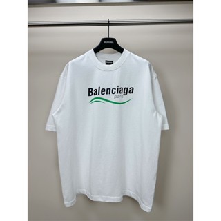 Ba-lenci*88- เสื้อยืดแขนสั้น พิมพ์ลายโลโก้ สไตล์คลาสสิก