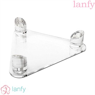 Lanfy ชั้นวางลูกบอลอะคริลิค สําหรับวางลูกรักบี้ ฟุตบอล บาสเก็ตบอล