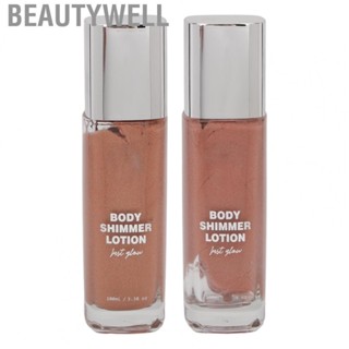 Beautywell Body Highlighter Oil  Skin Brightening Reflective Polish Effect Quickly Drying Glitter  Easy Apply  for Daily Use