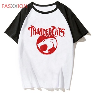 เสื้อยืด พิมพ์ลายมังงะ Thundercats สไตล์ฮาราจูกุ สําหรับผู้หญิง 2000s