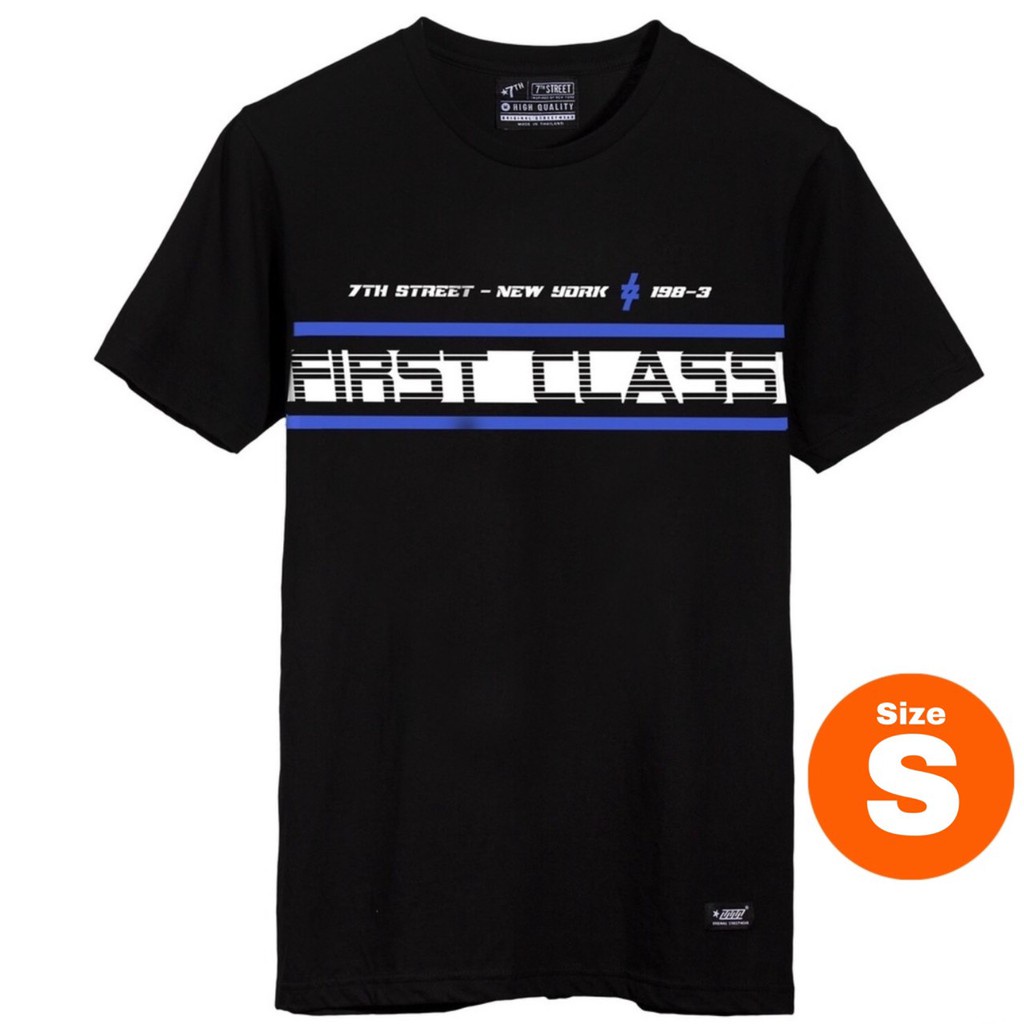 พร้อมส่ง ผ้าฝ้ายบริสุทธิ์ 7th Street เสื้อยืด รุ่น JFC ไซส์ S (รอบ อก 34 นิ้ว) T-shirt