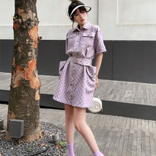 (จัดส่งฟรี) Balenciaaa ชุดเดรส ผ้าแจ็คการ์ด ระดับไฮเอนด์ สไตล์คลาสสิก แฟชั่นฤดูร้อน 2023