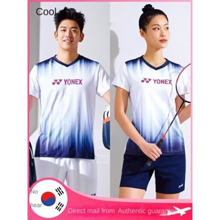 Yonex เสื้อยืดกีฬาแบดมินตัน แขนสั้น 22049