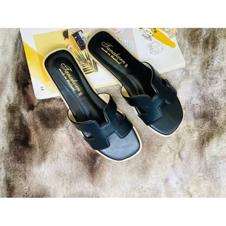 BIG SIZE รองเท้าแตะ H-Sandal แตะสวม H สุดClassic หนังนิ่ม