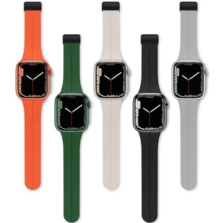 D Buckle Sport Band สายแม่เหล็กสําหรับ Apple Watch Series 11/10/9/8/7/SE/6/5/4/3/Ultra iWatch ขนาด 40/41/42/44/45/46/49 มม.