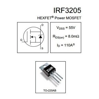 ของใช้สำหรับช่าง 3205 IRF3205 mosfet 55V 110A  200W