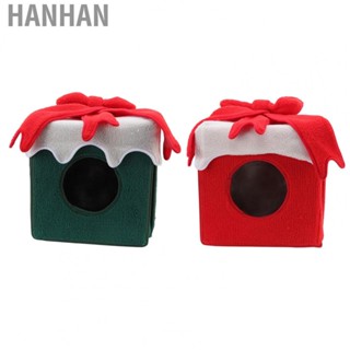 Hanhan Christmas  Bed Christmas Box Style Soft Comfortable Lint Vivid Colors Chri