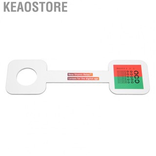 Keaostore Pupil Distance Meter  Plastic 40‑80mm PD Range Accurate Positioning Easy Operation Eyelid Measuring Ruler  for Ophthalmic Detection