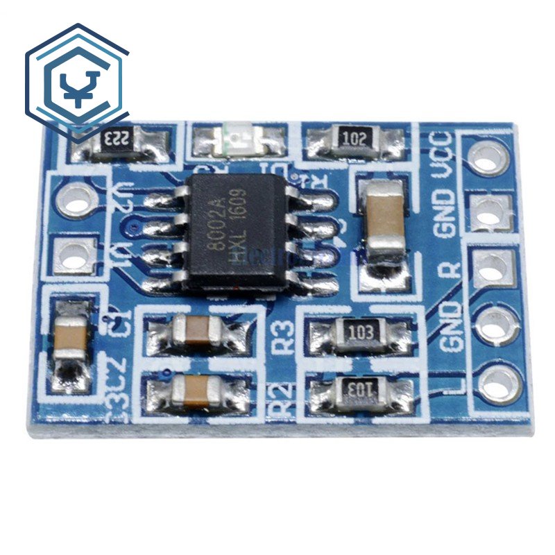 Mini HXJ8002 เครื่องขยายเสียง Mono Channel Voice เครื่องขยายเสียงเสียงต่ําโมดูล 2.0-5.5V เปลี่ยน PAM