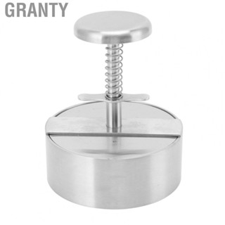 Granty Burger Press  Grade 304 Stainless Steel Ergonomic Hamburger Press Patty Maker for Kids for Kitchen Burgers Accessories