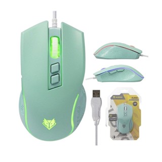 เม้าส์ NUBWO NM96 Gaming mouse (สีเขียว) - รับประกันสินค้า 1 ปี