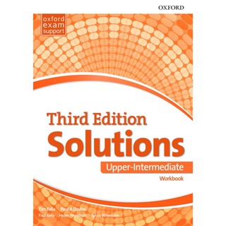 Bundanjai (หนังสือเรียนภาษาอังกฤษ Oxford) Solutions 3rd ED Upper Intermediate : Workbook (P)