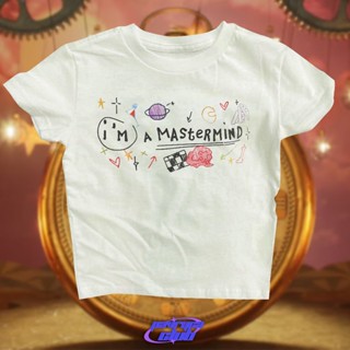 【ใหม่】เสื้อยืดเด็ก taylor swift mastermind y2k style crop tee