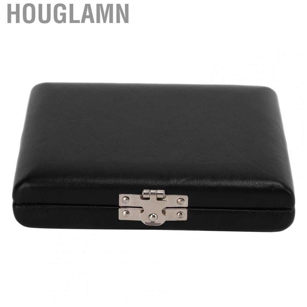 Houglamn Reed Case Holder กล่องเก็บหนัง PU สำหรับ 6 Reeds Oboe Musical Instrument ใหม่
