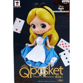 Alice - Normal Color ของแท้ JP - Q Posket Banpresto [โมเดล Disney]