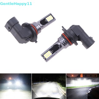 Gentlehappy ไฟตัดหมอก LED 9005 9006 100W 19000LM 6000K สีขาว 2 ชิ้น