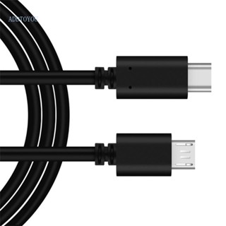 【3C】สายเคเบิล Typec UsbC เป็น Micro USB 480Mbps อัตราการถ่ายโอนข้อมูล 0 5 1 1 5 เมตร