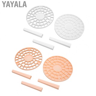 Yayala Makeup Brush Stand Rack Nail Pen Holder Stand Clean Large  49 Holes for Display for Makeup Brush