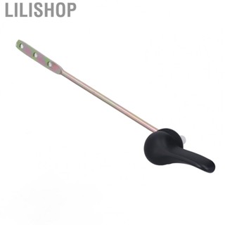 Lilishop Side Mount Toilet Handle Zinc Alloy Black Toilet Flush Handle Replacement For Ho