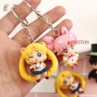 Preston พวงกุญแจจี้คอสเพลย์ Sailor Moon ลายการ์ตูนเซเลอร์มูนสําหรับผู้ชายผู้หญิง