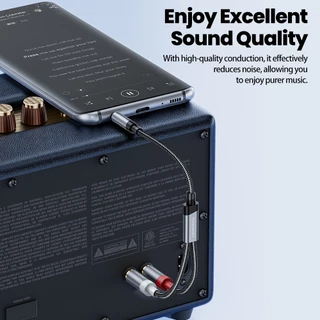 Toocki RCA สายเคเบิลแจ็คเสียง 3.5 มม. เป็น 2RCA ตัวผู้ สําหรับสมาร์ทโฟน เครื่องขยายเสียง โฮมเธียเตอร์ กล่องทีวี PC HiFi AUX